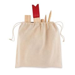 Vue Jeu de lancer en bois de pin - King de couleur marron| Krokrodeal