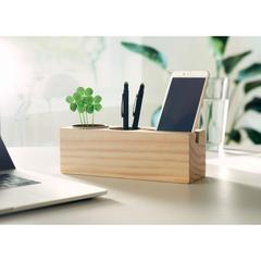 Vue Station de bureau avec graines - Thila de couleur marron| Krokrodeal