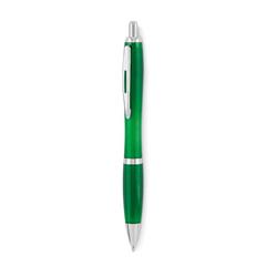 Vue Stylo à bille en RPET - Rio rpet de couleur vert| Krokrodeal