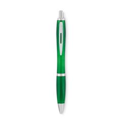Vue Stylo à bille en RPET - Rio rpet de couleur vert| Krokrodeal