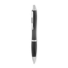 Vue Stylo à bille en RPET - Rio rpet de couleur gris| Krokrodeal
