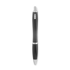 Vue Stylo à bille en RPET - Rio rpet de couleur gris| Krokrodeal