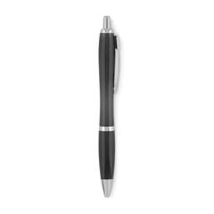 Vue Stylo à bille en RPET - Rio rpet de couleur gris| Krokrodeal