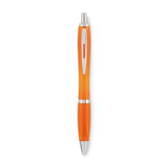 Vue Stylo à bille en RPET - Rio rpet de couleur orange| Krokrodeal