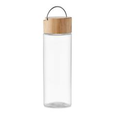 Vue Bouteille en verre 500ml - Ameland de couleur blanc| Krokrodeal