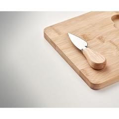 Vue Plateau à fromage en bambou - Darfield de couleur marron| Krokrodeal