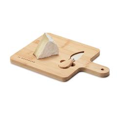 Vue Plateau à fromage en bambou - Darfield de couleur marron| Krokrodeal