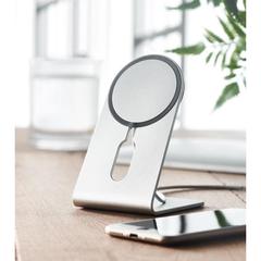 Vue Chargeur magnétique portable - Melis de couleur gris| Krokrodeal