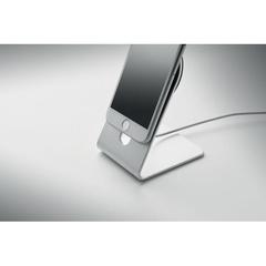 Vue Chargeur magnétique portable - Melis de couleur gris| Krokrodeal