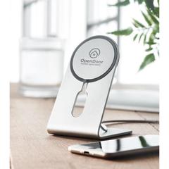 Vue Chargeur magnétique portable - Melis de couleur gris| Krokrodeal
