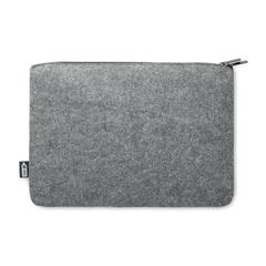 Vue Sac pour ordinateur en RPET - Toplo de couleur gris| Krokrodeal