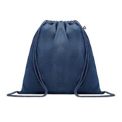 Sac à cordon en denim recyclé - Style bag publicitaire pas cher
