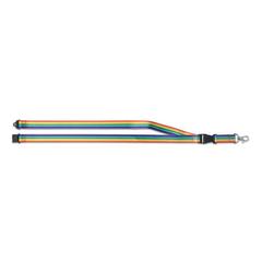 Vue Lanyard en RPET arc-en-ciel - Bowyard de couleur -| Krokrodeal