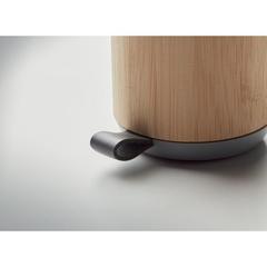 Vue Haut-parleur sans fil en bambou - Rugli de couleur marron| Krokrodeal