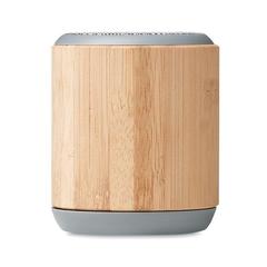 Vue Haut-parleur sans fil en bambou - Rugli de couleur marron| Krokrodeal