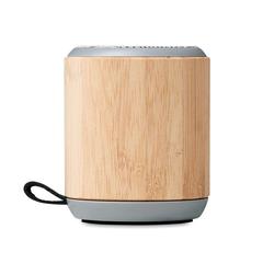 Vue Haut-parleur sans fil en bambou - Rugli de couleur marron| Krokrodeal