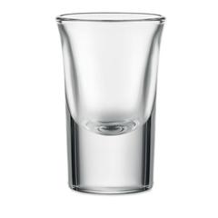 Vue Verre à liqueur 28ml - Songo de couleur blanc| Krokrodeal