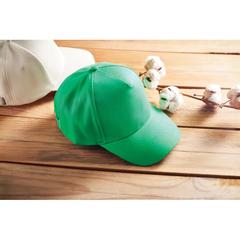 Vue Casquette de baseball coton - Bicca cap de couleur vert| Krokrodeal