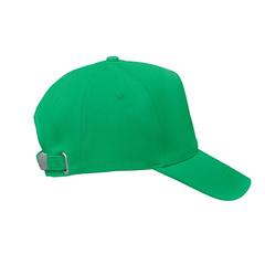 Vue Casquette de baseball coton - Bicca cap de couleur vert| Krokrodeal