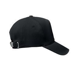 Vue Casquette de baseball coton - Bicca cap de couleur noir| Krokrodeal