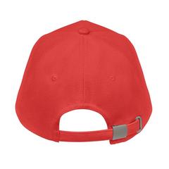Vue Casquette de baseball coton - Bicca cap de couleur rouge| Krokrodeal