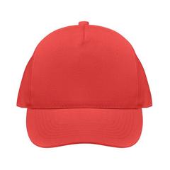 Vue Casquette de baseball coton - Bicca cap de couleur rouge| Krokrodeal