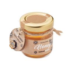Vue Miel de fleurs sauvages 50 gr - Bumle de couleur marron| Krokrodeal