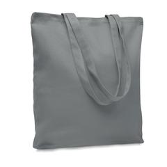 Vue Sac shopping en toile 270 gr/m² - Rassa coloured de couleur gris| Krokrodeal