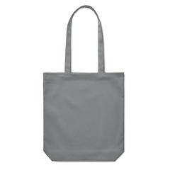Vue Sac shopping en toile 270 gr/m² - Rassa coloured de couleur gris| Krokrodeal