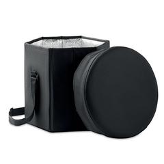 Vue Tabouret/table pliable - Seat & drink de couleur noir| Krokrodeal