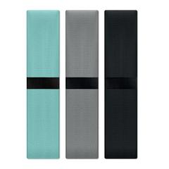 Vue Set de 3 bandes de fitness - Banda de couleur noir| Krokrodeal