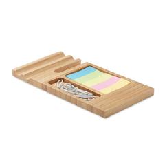 Vue Organiseur en bambou - Trevis de couleur marron| Krokrodeal
