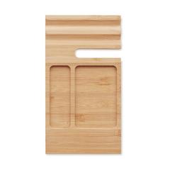 Vue Organiseur en bambou - Trevis de couleur marron| Krokrodeal