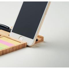 Vue Organiseur en bambou - Trevis de couleur marron| Krokrodeal