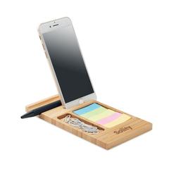 Vue Organiseur en bambou - Trevis de couleur marron| Krokrodeal