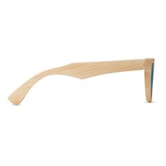 Vue Lunettes de soleil étui bambou - Wanaka de couleur marron| Krokrodeal