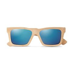 Vue Lunettes de soleil étui bambou - Wanaka de couleur marron| Krokrodeal