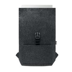 Vue Sac à dos en feutre RPET - Indico pack de couleur gris| Krokrodeal