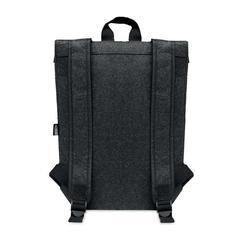 Vue Sac à dos en feutre RPET - Indico pack de couleur gris| Krokrodeal