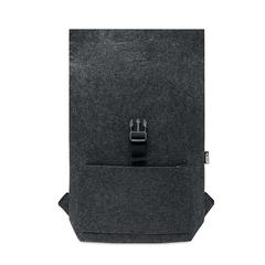 Vue Sac à dos en feutre RPET - Indico pack de couleur gris| Krokrodeal