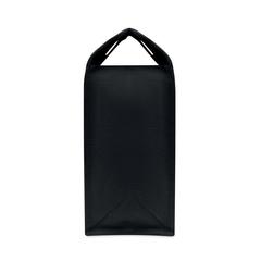 Vue Sac shopping en toile organique - Mercado top de couleur noir| Krokrodeal