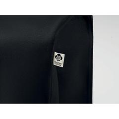 Vue Sac shopping en toile organique - Mercado top de couleur noir| Krokrodeal