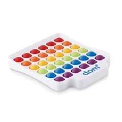 Vue Jouet Pop it - Tocagame de couleur blanc| Krokrodeal