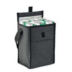 Vue Sac à déjeuner isotherme RPET - Bobe de couleur noir| Krokrodeal