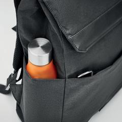 Vue Sac à dos pour ordinateur - Daegu lap de couleur noir| Krokrodeal