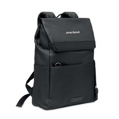 Vue Sac à dos pour ordinateur - Daegu lap de couleur noir| Krokrodeal