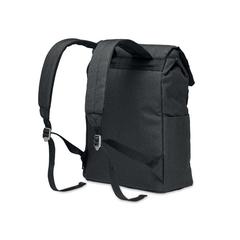 Vue Sac à dos pour ordinateur - Daegu lap de couleur noir| Krokrodeal