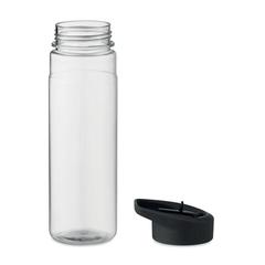 Vue Bouteille en RPET 650ml - Alabama de couleur noir| Krokrodeal