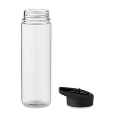 Vue Bouteille en RPET 650ml - Alabama de couleur noir| Krokrodeal