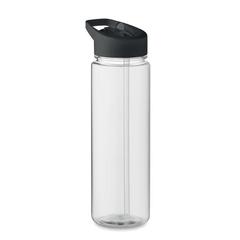 Vue Bouteille en RPET 650ml - Alabama de couleur noir| Krokrodeal
